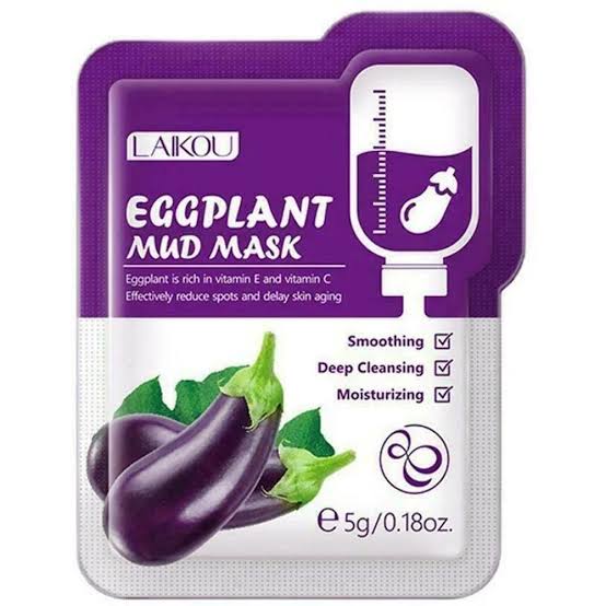 پک 12 عددی ماسک بادمجون 🍆 لایکو